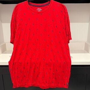 Polo by Ralph Lauren Scarlet Tee. Size XL